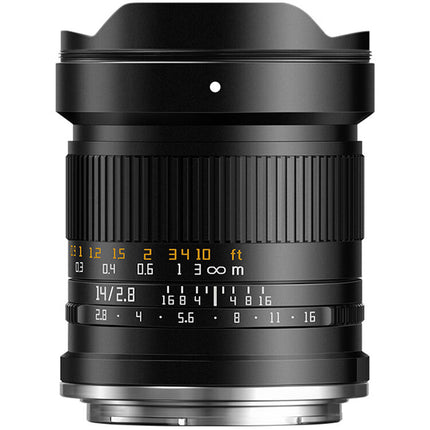 TTArtisan 14mm f/2.8 Lente Gran Angular Manual Nikon Z Full Frame 114° FOV
