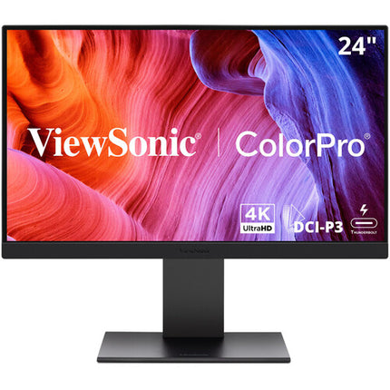 ViewSonic VP2488-4K Monitor 24" IPS 4K 3840x2160 100W Thunderbolt 4