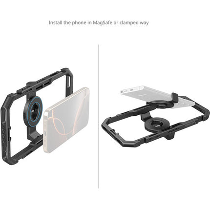 SmallRig Universal Quick Release Cage para móviles con adaptador de filtro 67mm y bloqueo rápido
