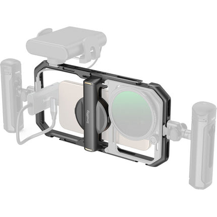 SmallRig Universal Quick Release Cage para móviles con adaptador de filtro 67mm y bloqueo rápido