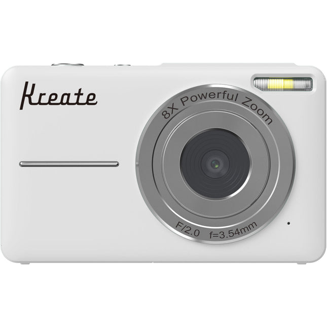 Kreate DC403L-AF Cámara digital 5MP 1080p con tarjeta microSD 32GB blanca