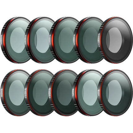 Freewell Mega Kit de Filtros para Insta360 GO Ultra 10 Pack ND8 ND32 ND64 CPL