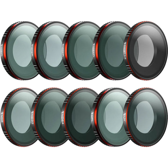 Freewell Mega Kit de Filtros para Insta360 GO Ultra 10 Pack ND8 ND32 ND64 CPL