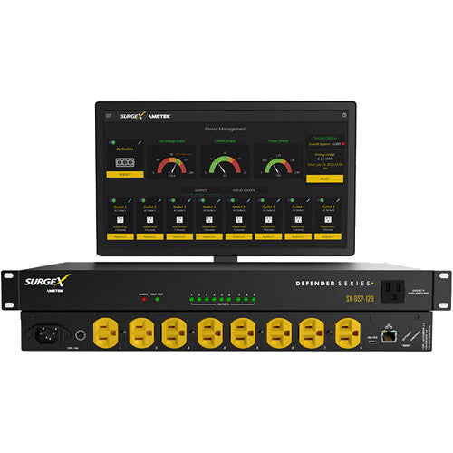 SURGEX Defender Series+ SX-DSP-129 Protector de Sobretensión Rackmount 9 Tomas 6000V