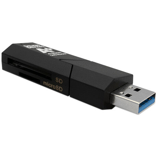 Delkin Devices Lector de Tarjetas SD microSD A2 USB 3.1 Gen 1 170 MB/s USB-A a USB-C