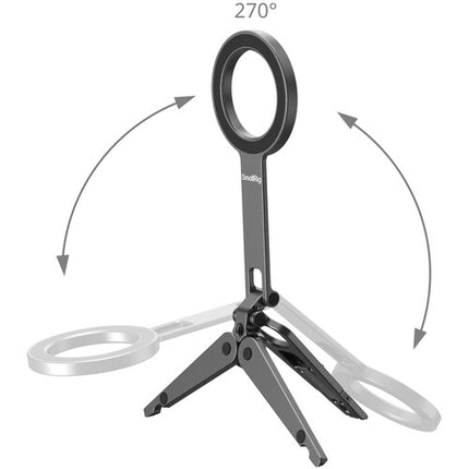 SmallRig Soporte Magnético para Smartphone con Trípode Plegable y Montura para Monitor
