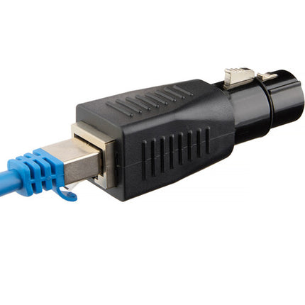 Kopul Adaptador 3-Pin XLR Hembra a RJ45 Conectores Chapados en Oro 4 Unidades