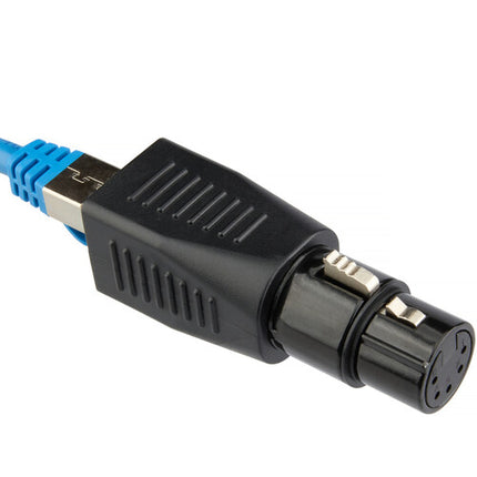 Kopul Kit adaptador DMX con conectores XLR 5 pines chapados oro y RJ45