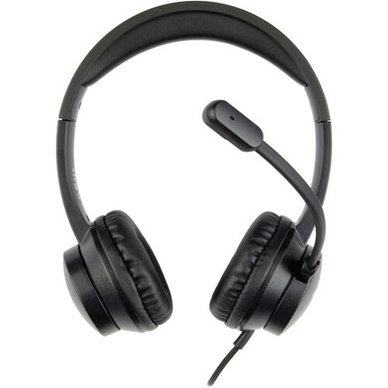 Xcellon USH-202 Auriculares On-Ear con Micrófono USB-A y USB-C Adaptador