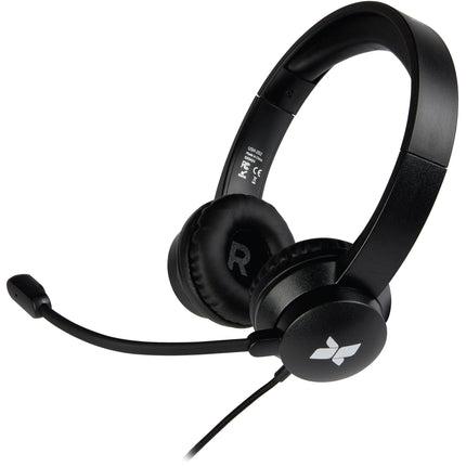 Xcellon USH-202 Auriculares On-Ear con Micrófono USB-A y USB-C Adaptador