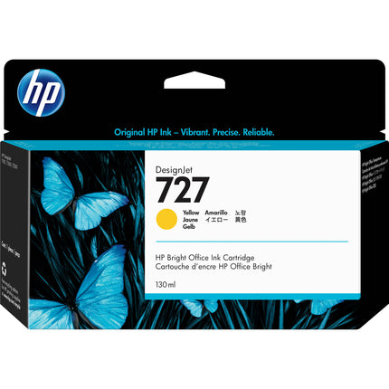 HP 727 Amarillo Cartucho de Tinta para Plotter Diseño 130 ml 6 pl
