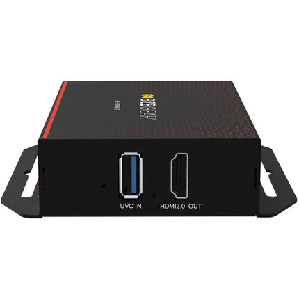 BZBGEAR BG-STREAM-D Decodificador IP a HDMI 4K60 PoE Metal compacto