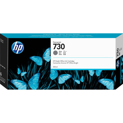 Cartucho de tinta gris HP 730 300mL para impresora DesignJet T1700