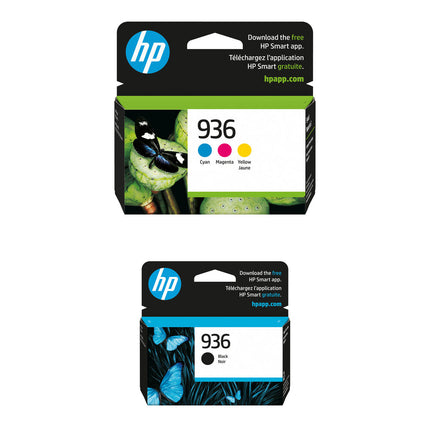 HP 936 Kit Cartuchos Tinta Original para OfficeJet Pro 9110b 9125e 9135e 9720e 9730e 3-Pack Color