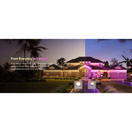 eufy Security E22 Luces Permanentes Exteriores 50 pies 90 lúmenes IP65
