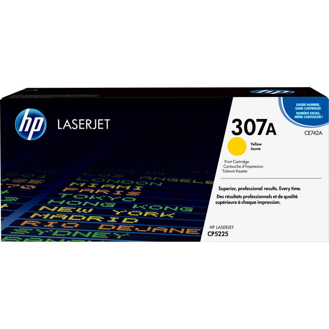 Cartucho Toner Amarillo HP 307A LaserJet 7300 Páginas CP5225n dn
