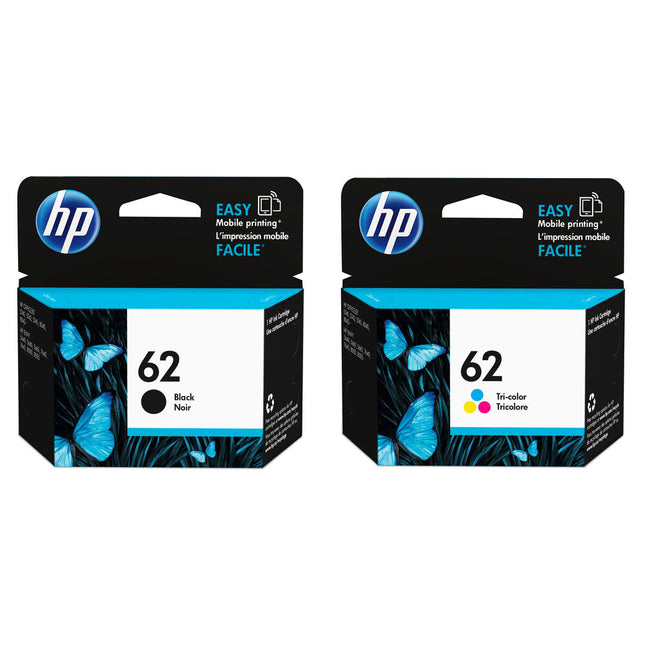 HP 62 Kit Tinta 4 Colores para Impresoras HP Officejet y ENVY