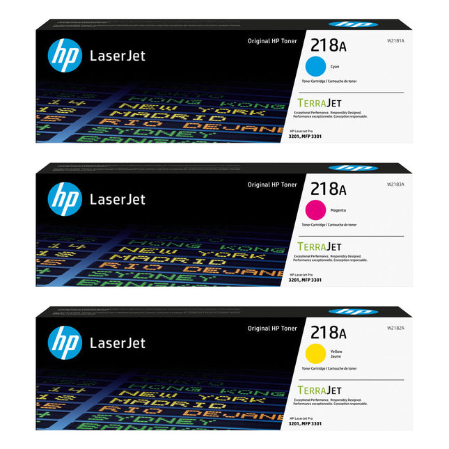 HP 218A Cartucho de Tóner Láser Color 1200 páginas capacidad estándar