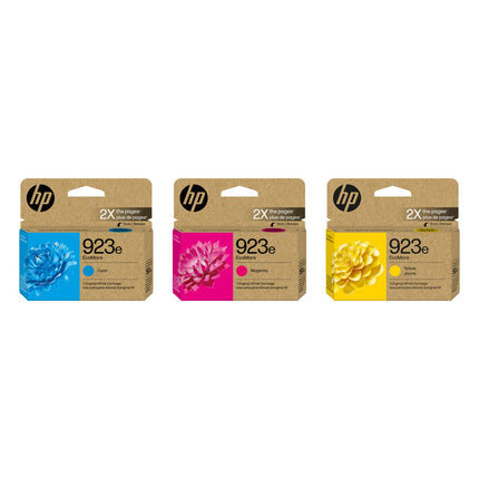 Cartucho de tinta HP 923e EvoMore 3 colores para OfficeJet Pro 8135e 8139e