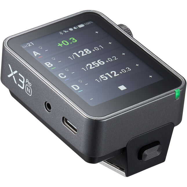 Godox X3Pro N Disparador Flash Inalámbrico TTL para Nikon 328ft 2.4GHz USB-C