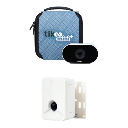 enlaps Tikee Mini+ Cámara 4K 149° Ángulo Funda Suave y Sentinel