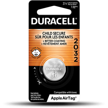 Duracell CR2032 Batería de Litio 3V Celda Botón Larga Duración