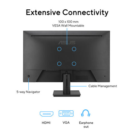 ASUS VA279QG Monitor Gaming 27" IPS Full HD 120 Hz 1 ms MPRT