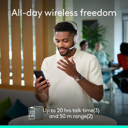 Logitech Zone Wireless 2 ES Auriculares Bluetooth 40mm Cancelación Activa y Estuche