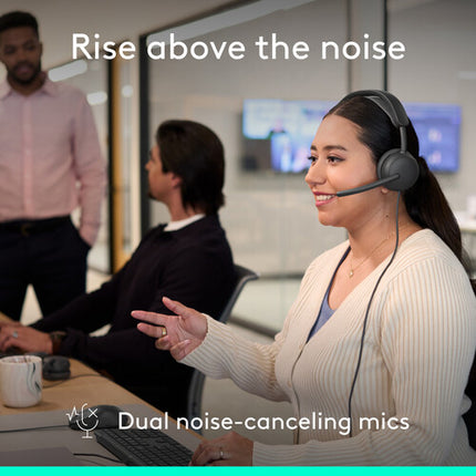 Logitech Zone Wired 2 Auriculares con Cancelación Activa y USB-C