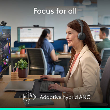 Logitech Zone Wireless 2 ES Auriculares Bluetooth con ANC y 20h batería