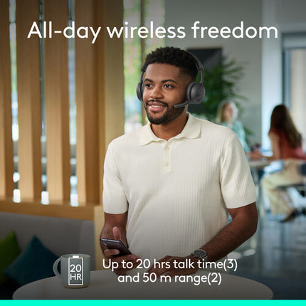 Logitech Zone Wireless 2 ES Auriculares Bluetooth con ANC y 20h batería