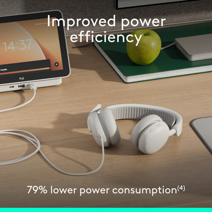 Logitech Zone Wired 2 Auriculares para Negocios Cancelación Activa ANC Mics Dual USB-C