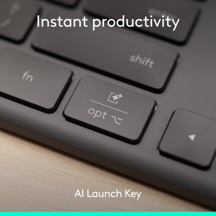 Logitech Signature Slim Solar+ Teclado Inalámbrico Bluetooth LE Batería 4 Meses