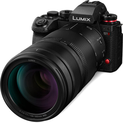 Panasonic LUMIX S 100-500mm f/5-7.1 Lente Ultra Teleobjetivo con Estabilizador Dual 7 Stops