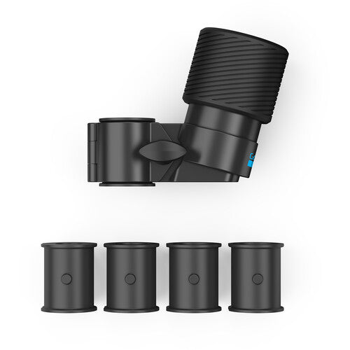 GoPro Ski Pole Mount Soportes para Bastones de Ski 14 y 22mm con Perilla Rubberizada