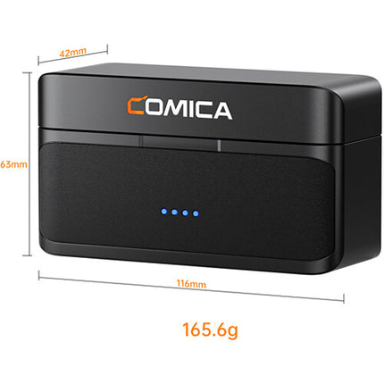 Comica Audio BooMax Sistema Micrófono Inalámbrico 2 Personas 32GB 20H Batería