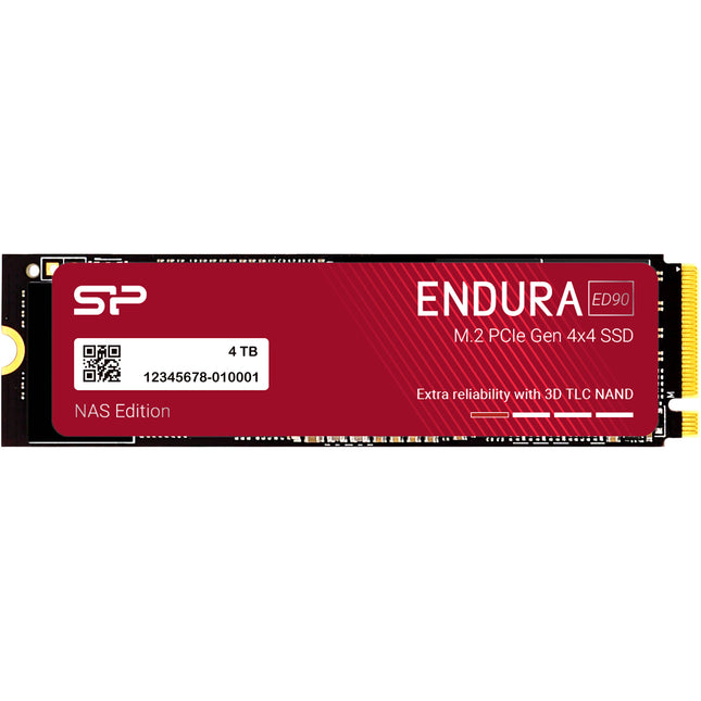 Silicon Power 4TB Endura ED90 SSD NVMe M.2 PCIe 4.0 5000 MB/s NAS Internal