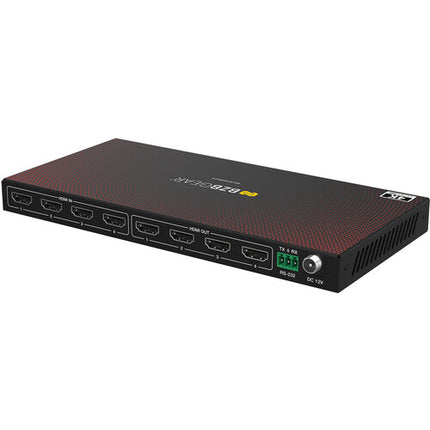 BZBGEAR 4x4 UHD 4K HDMI Matriz con 4 entradas y 4 salidas y Control Remoto