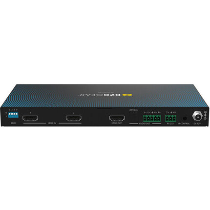 BZBGEAR 2x1 UHD 8K HDMI 2.1 Switcher con Generador de Señal y Control IR
