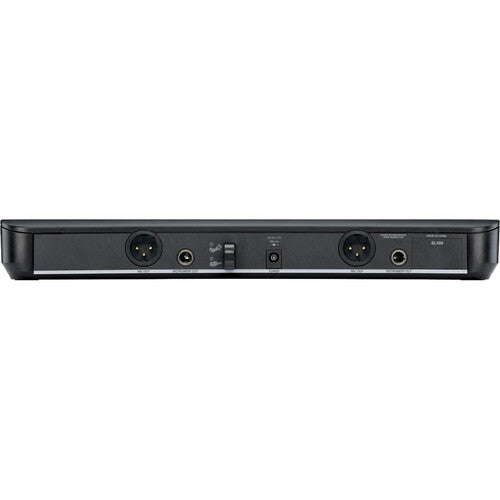 Shure BLX88 Receptor Inalámbrico de Mesa Dual Canal 300 ft Alcance