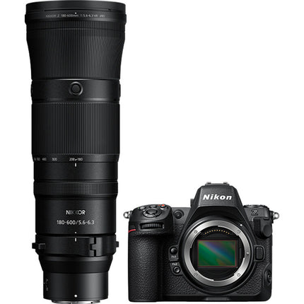 Nikon Z8 Cámara Sin Espejo con Sensor 45.7MP y Lente 180-600mm VR