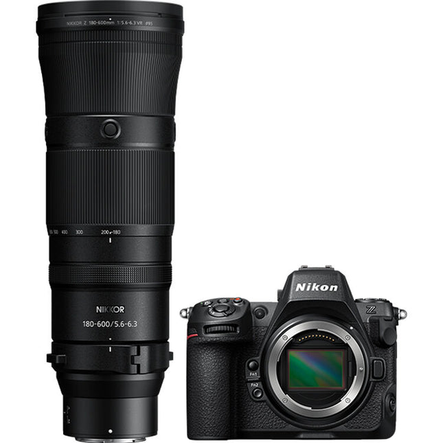 Nikon Z8 Cámara Sin Espejo con Sensor 45.7MP y Lente 180-600mm VR