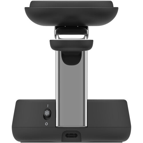 Belkin UltraCharge Pro Base de Carga Magnética 3 en 1 25W Qi2 con Cable USB-C y Adaptador 45W