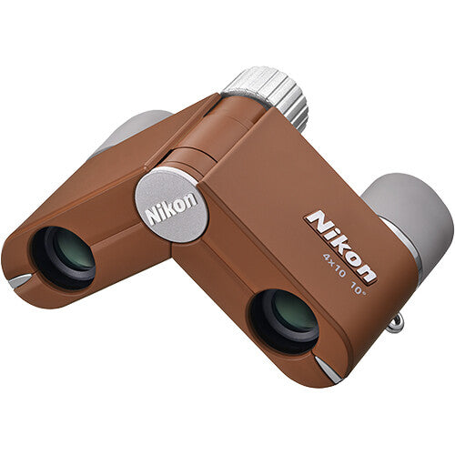 Nikon 4x10D Binoculares Compactos 10° Campo de Visión 3.9' Enfoque Cercano