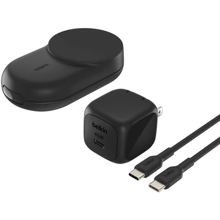 Belkin UltraCharge Cargador Inalámbrico Plegable 3 en 1 Qi2 25W Negro