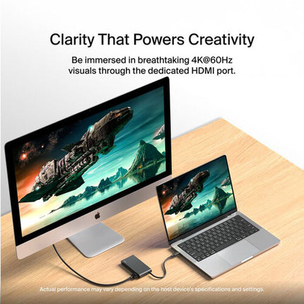 Belkin 5 Puertos USB-C Hub HDMI 4K60 Con Salida HDMI 2.0 100W PD