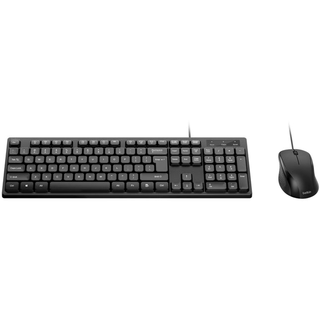 Belkin Connect Combo Teclado Completo y Ratón 1200 dpi USB-A