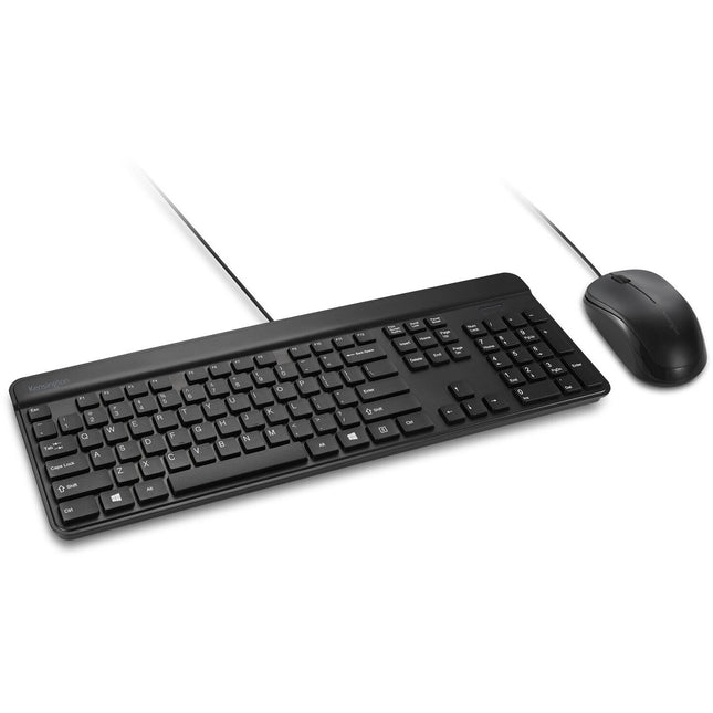 Kensington KM201 Teclado y Ratón con Teclado Completo y Sensor Óptico 1600 dpi