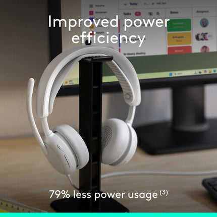 Logitech Zone Wired 2 Auriculares con Cancelación Activa de Ruido 40mm USB-C