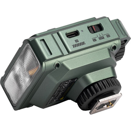 Viltrox Spark Z3 Flash para Nikon Verde Tundra con Batería 1800mAh y Difusor